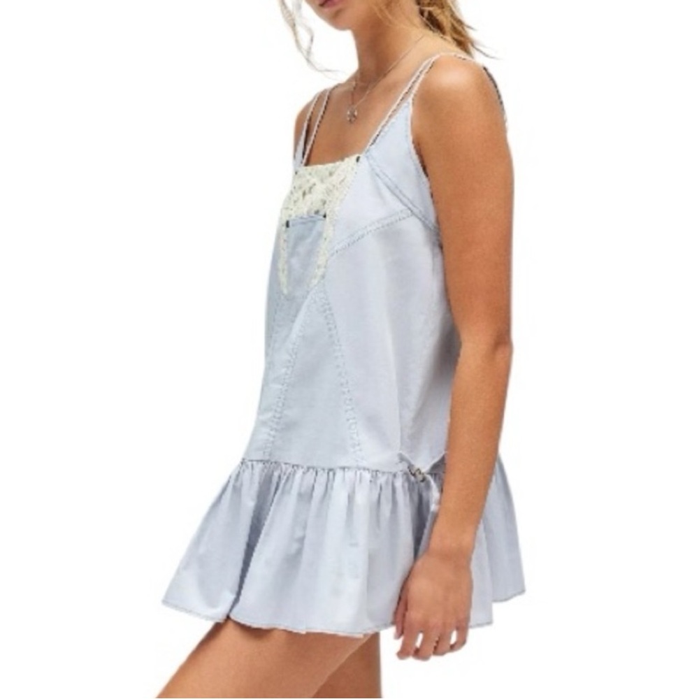 BDG Sleeveless Dress with Lace Detail